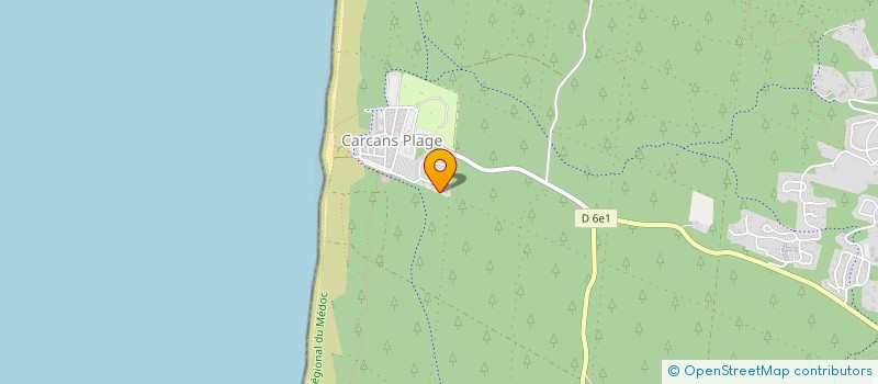 localisation de l'entreprise MONSIEUR DANIEL LARGEAU  CARCANS