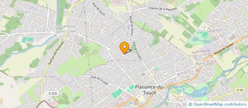 localisation de l'entreprise MONSIEUR DANIEL LARGUIER  LA SALVETAT-SAINT-GILLES