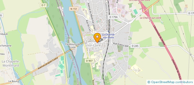 localisation de l'entreprise MONSIEUR DANIEL LAROCHE à LA CHARITE-SUR-LOIRE