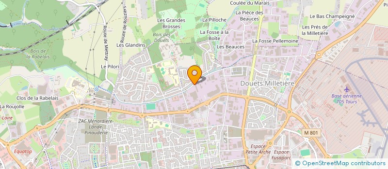 localisation de l'entreprise MONSIEUR DANIEL LAROCHE  TOURS