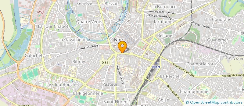 localisation de l'entreprise MONSIEUR DANIEL LARONZE à NIORT