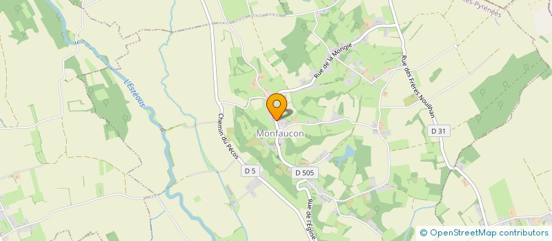 localisation de l'entreprise MONSIEUR DANIEL LASNAVERES  MONFAUCON