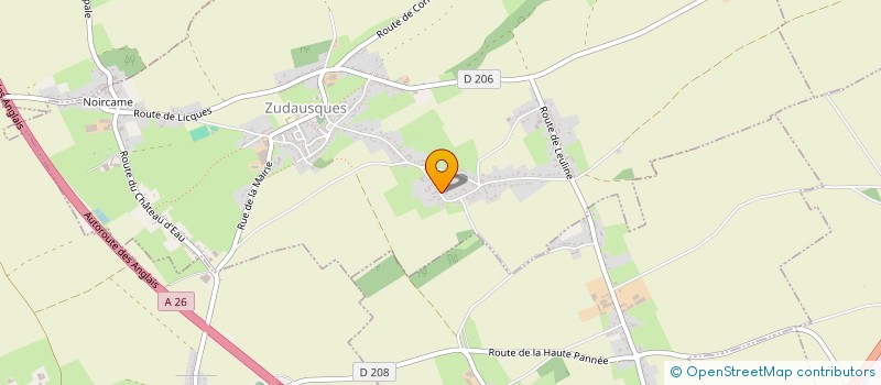 localisation de l'entreprise MONSIEUR DANIEL LASSALLE  ZUDAUSQUES