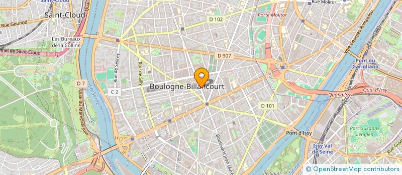 localisation de l'entreprise MONSIEUR DANIEL LASSUS à BOULOGNE-BILLANCOURT