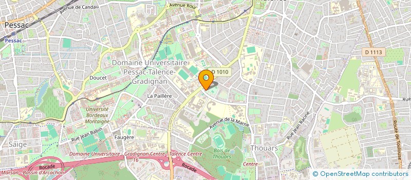 localisation de l'entreprise MONSIEUR DANIEL LAURENCE  TALENCE