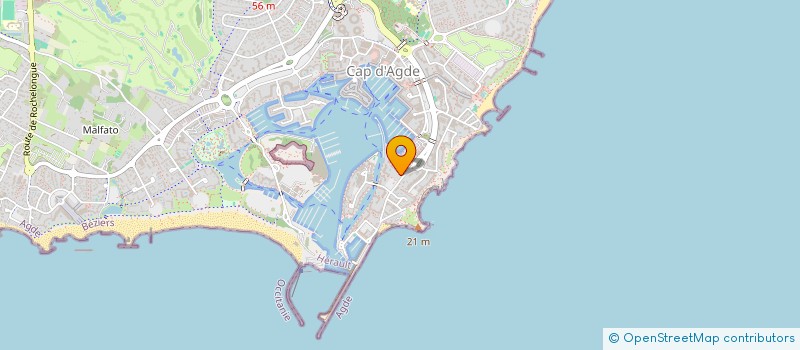 localisation de l'entreprise MONSIEUR DANIEL LAURENCON  AGDE