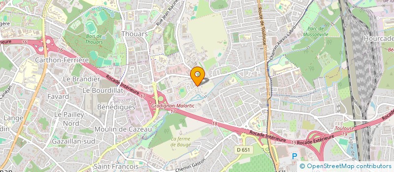 localisation de l'entreprise MONSIEUR DANIEL LAURENCON  VILLENAVE-D'ORNON