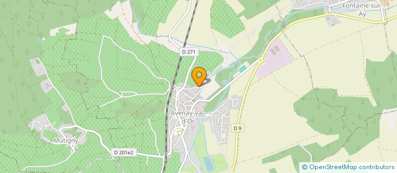 localisation de l'entreprise MONSIEUR DANIEL LAURENT  AVENAY-VAL-D'OR