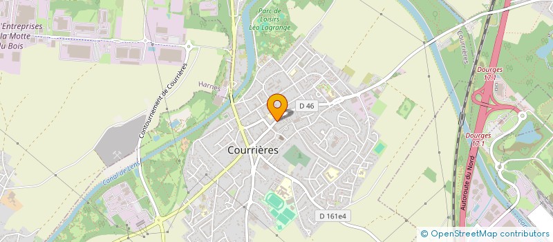 localisation de l'entreprise MONSIEUR DANIEL LAUVERNAY à COURRIERES