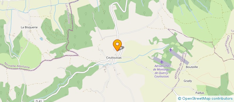 localisation de l'entreprise MONSIEUR DANIEL LAVABRE  MONTAIGU-DE QUERCY