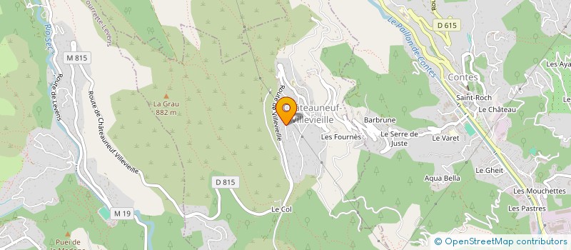 localisation de l'entreprise MONSIEUR DANIEL LAVABRE à CHATEAUNEUF-VILLEVIEILLE