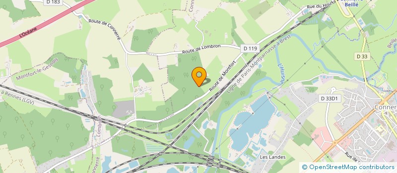 localisation de l'entreprise MONSIEUR DANIEL LAVENIER  THORIGNE-SUR-DUE