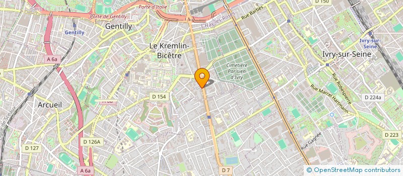 localisation de l'entreprise MONSIEUR DANIEL LAVERGNE à LE KREMLIN-BICETRE