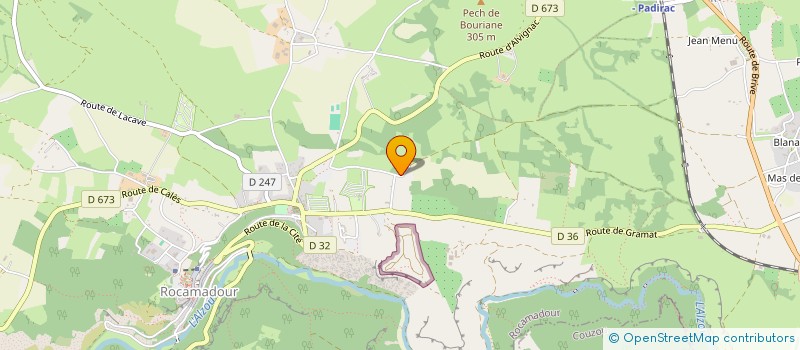 localisation de l'entreprise MONSIEUR DANIEL LAVERGNE  MIERS