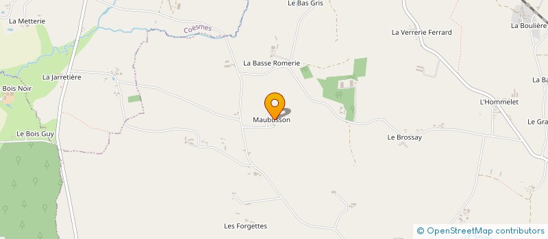 localisation de l'entreprise MONSIEUR DANIEL LE BRETON à MARTIGNE-FERCHAUD