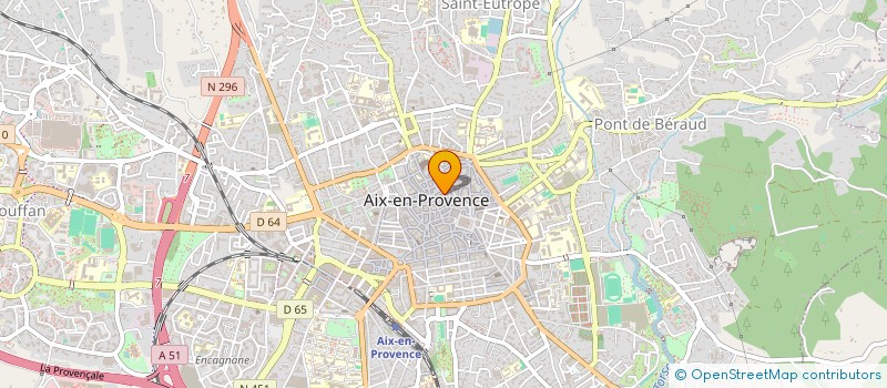 localisation de l'entreprise MONSIEUR DANIEL LE CARDINAL  AIX-EN-PROVENCE