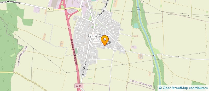 localisation de l'entreprise MONSIEUR DANIEL LE CLECH  SAINTE-CROIX-EN-PLAINE