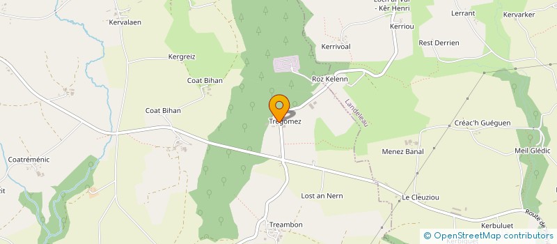 localisation de l'entreprise MONSIEUR DANIEL LE CLOITRE  PLONEVEZ-DU-FAOU