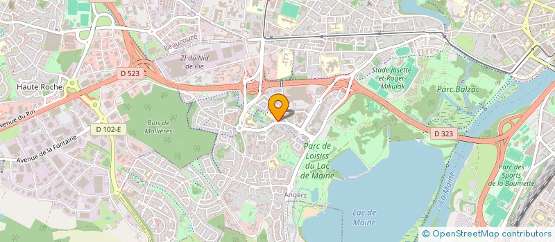 localisation de l'entreprise MONSIEUR DANIEL LE COUSTOUR  ANGERS