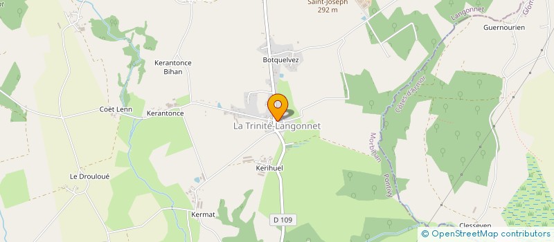 localisation de l'entreprise MONSIEUR DANIEL LE JOLY  LANGONNET