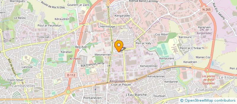 localisation de l'entreprise MONSIEUR DANIEL LE JONNY à PLOUARZEL