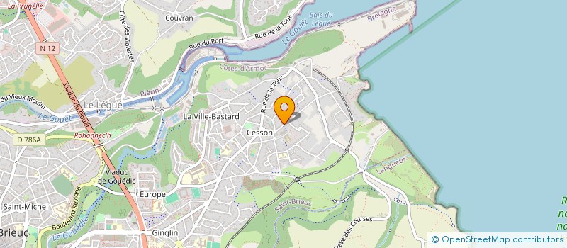 localisation de l'entreprise MONSIEUR DANIEL LE MEE à SAINT-BRIEUC