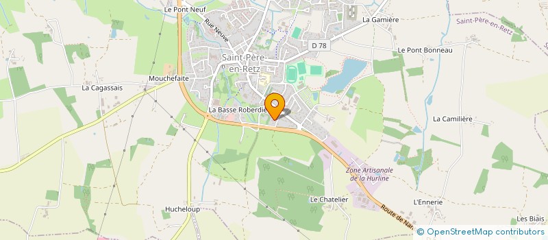 localisation de l'entreprise MONSIEUR DANIEL LE MOULLAC  SAINT-PERE-EN-RETZ