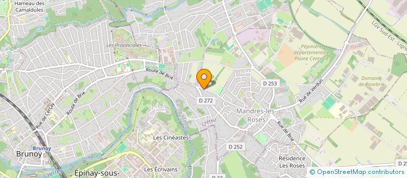 localisation de l'entreprise MONSIEUR DANIEL LE PABIC  MANDRES-LES-ROSES