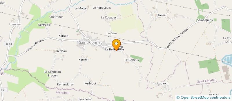 localisation de l'entreprise MONSIEUR DANIEL LE VAILLANT à QUIBERON