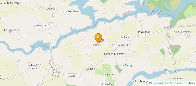 localisation de l'entreprise MONSIEUR DANIEL LEBAILLIF  MAXENT