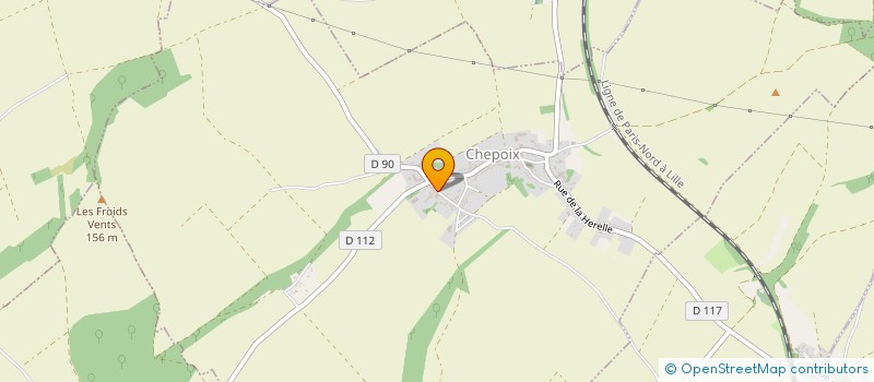 localisation de l'entreprise MONSIEUR DANIEL LEBEGUE  CHEPOIX