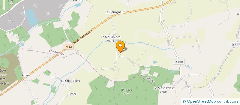 localisation de l'entreprise MONSIEUR DANIEL LEBLANC  CHAMPEON