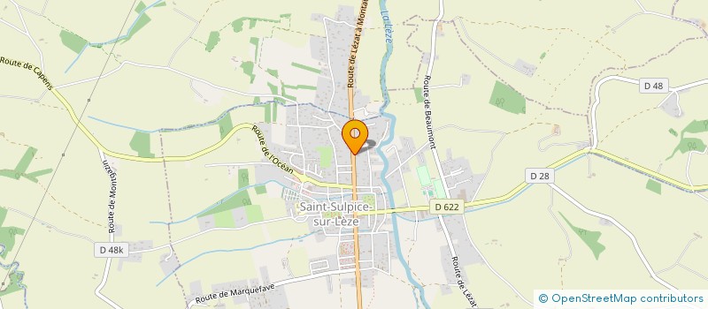 localisation de l'entreprise MONSIEUR DANIEL LEBLANC à SAINT-SULPICE-SUR-LEZE