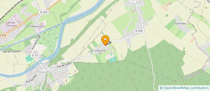 localisation de l'entreprise MONSIEUR DANIEL LEBLAND  SALANS