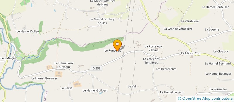 localisation de l'entreprise MONSIEUR DANIEL LEBOUVIER  MAUPERTUIS