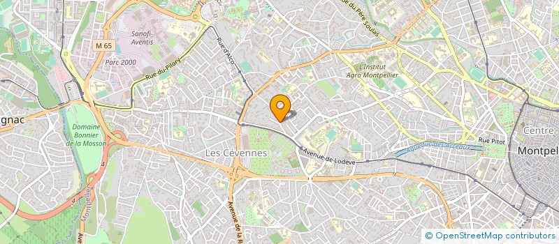 localisation de l'entreprise MONSIEUR DANIEL LEBRETON à MONTPELLIER