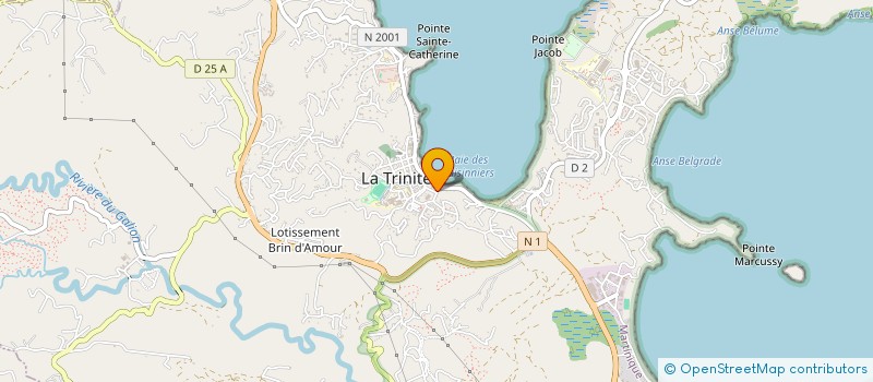 localisation de l'entreprise MONSIEUR DANIEL LECEFEL à LA TRINITE