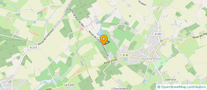 localisation de l'entreprise MONSIEUR DANIEL LECHAT  YVRE-LE-POLIN