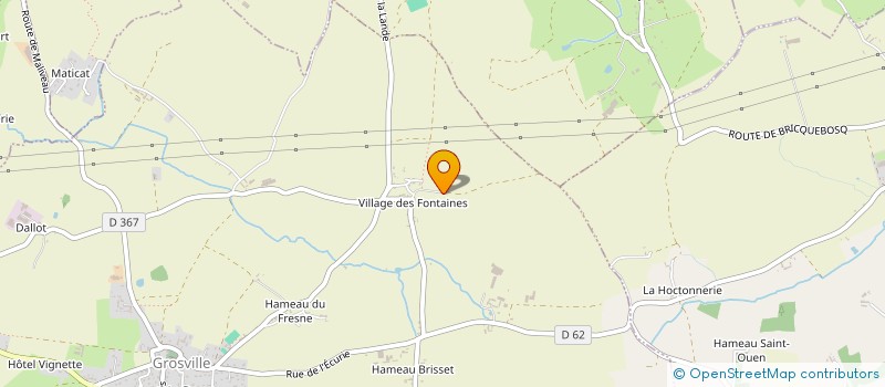 localisation de l'entreprise MONSIEUR DANIEL LECLERC  GROSVILLE