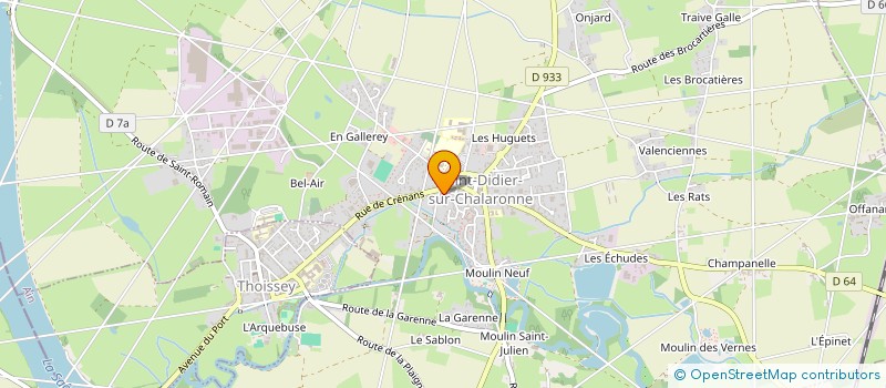 localisation de l'entreprise MONSIEUR DANIEL LECLERCQ à SAINT-DIDIER-SUR-CHALARONNE