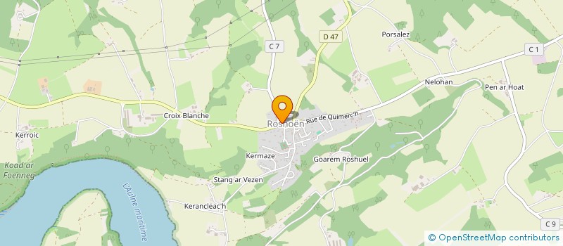 localisation de l'entreprise MONSIEUR DANIEL LECLERCQ à LOPEREC