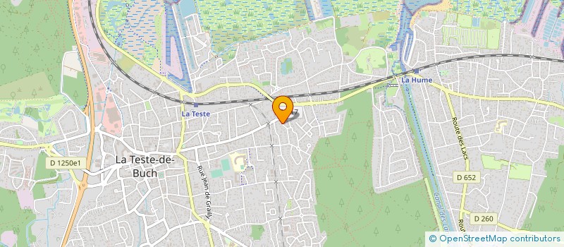 localisation de l'entreprise MONSIEUR DANIEL LECLOUX à LA TESTE-DE-BUCH