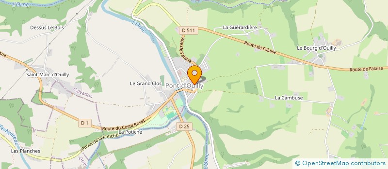localisation de l'entreprise MONSIEUR DANIEL LECOCQ à PONT-D'OUILLY