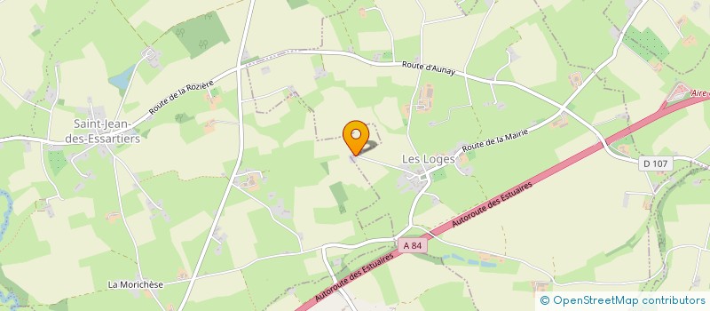 localisation de l'entreprise MONSIEUR DANIEL LECOCQ  LES LOGES