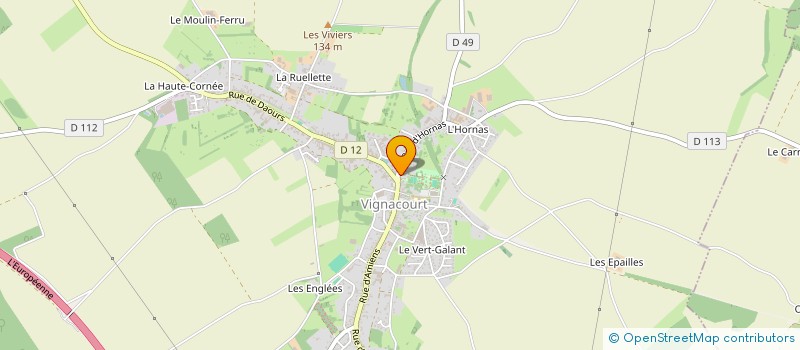 localisation de l'entreprise MONSIEUR DANIEL LECONTE  VIGNACOURT