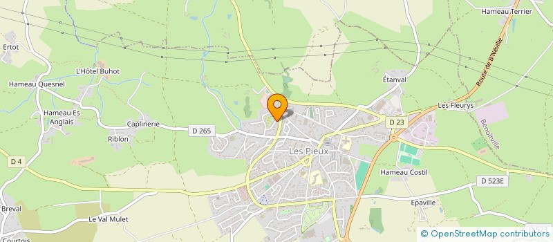 localisation de l'entreprise MONSIEUR DANIEL LEFAIX  HEAUVILLE