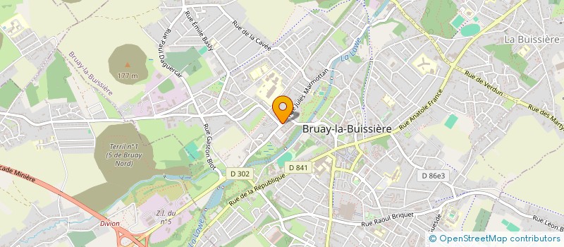 localisation de l'entreprise MONSIEUR DANIEL LEFER à BRUAY-LA-BUISSIERE