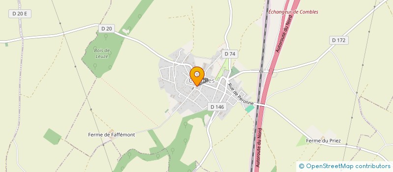 localisation de l'entreprise MONSIEUR DANIEL LEFEVRE  COMBLES