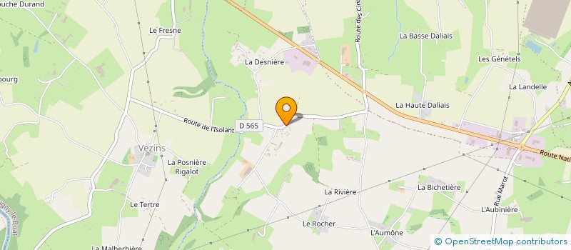localisation de l'entreprise MONSIEUR DANIEL LEFEVRE  ISIGNY-LE-BUAT