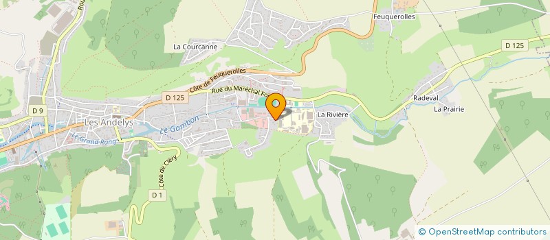 localisation de l'entreprise MONSIEUR DANIEL LEFRANCOIS à LES ANDELYS